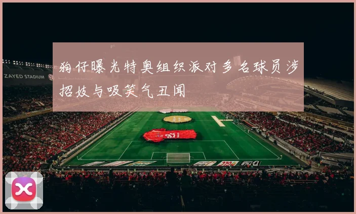 狗仔曝光特奥组织派对多名球员涉招妓与吸笑气丑闻